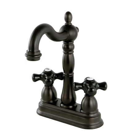 Kingston Brass 4" Centerset Bar Faucet, Oil Rubbed Bronze KB1495PKX